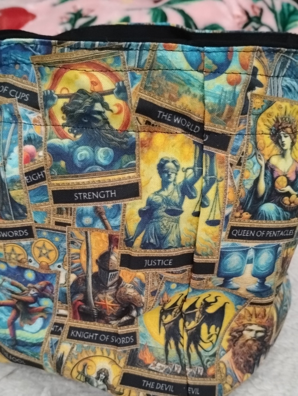 Tarot Card Print Mini Bag in Multi-Color - Picture 11 of 11